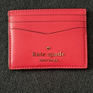 Kate Spade Vibrant Red Card Holder